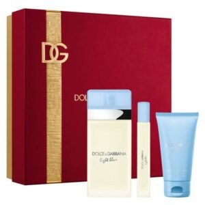 Coffret Light Blue Dolce Gabbana - 100 ml + 10 ml + 50 ml Crème Pour Le Corps