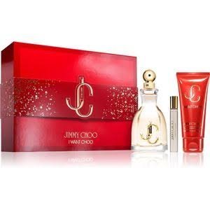 Coffret I Want Choo Jimmy Choo -
100 ml + 7,5 ml + 100 ml Lait Pour le Corps